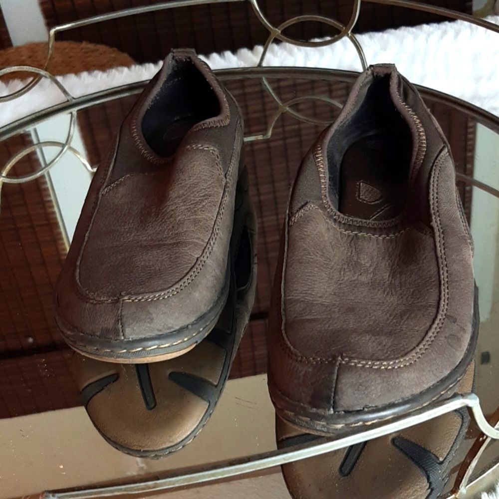 Boc Womans  Leather‎ Brown Slip On Leather Casual  Shoes 8 M
